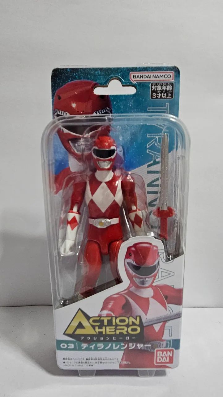 Action Figure Power Ranger Vermelho Mighty Morphin Bandai