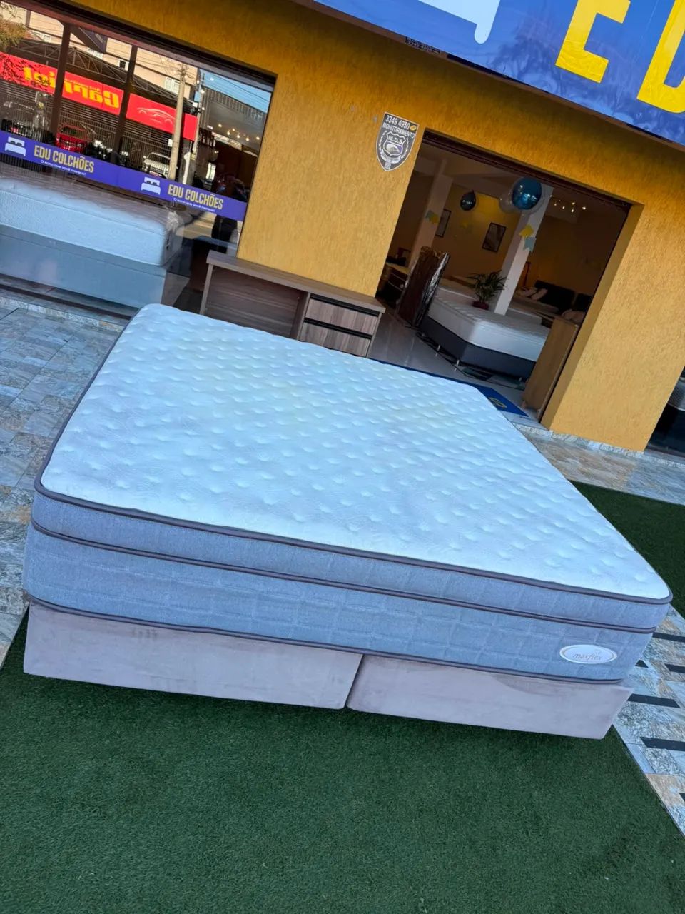 Cama box King Size MAXFLEX SEMINOVA TOP - ENTREGO  - Foto 5