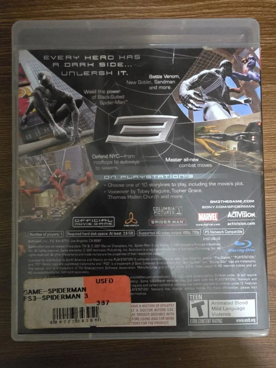 Spider-Man 3 PS3 Original Completo com Manual - Foto 2