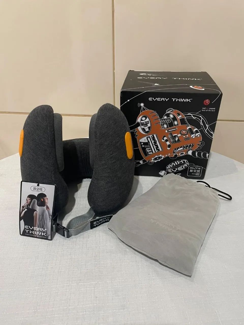 Almofada Cervical com Protetor Auricular 