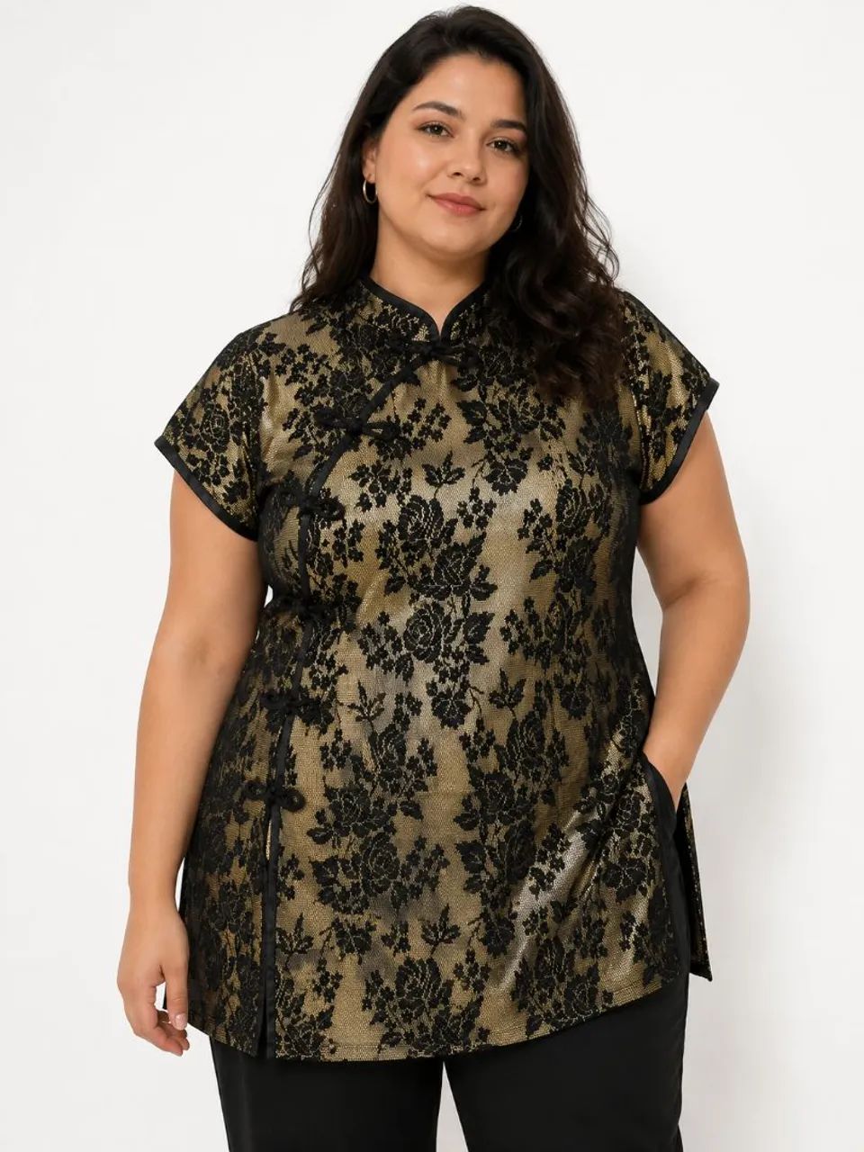 Camisa feminina estilo oriental G