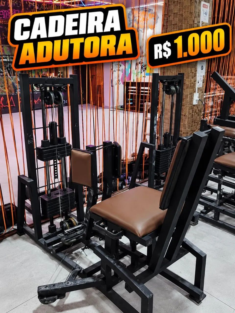 Cadeira adutora e abdutora 