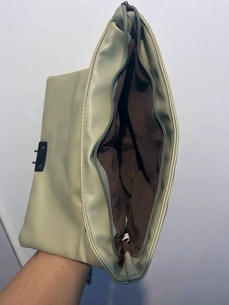Bolsa de ombro verde claro  - Foto 5