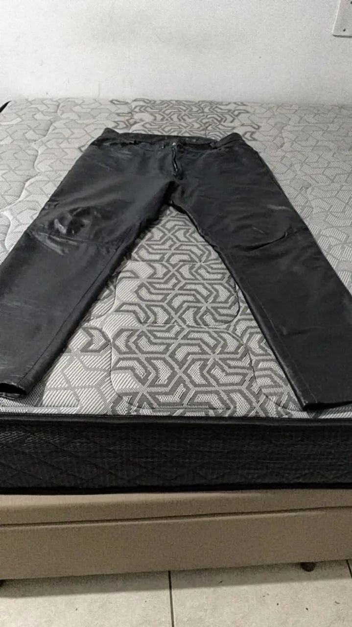 Calça de couro Magon
