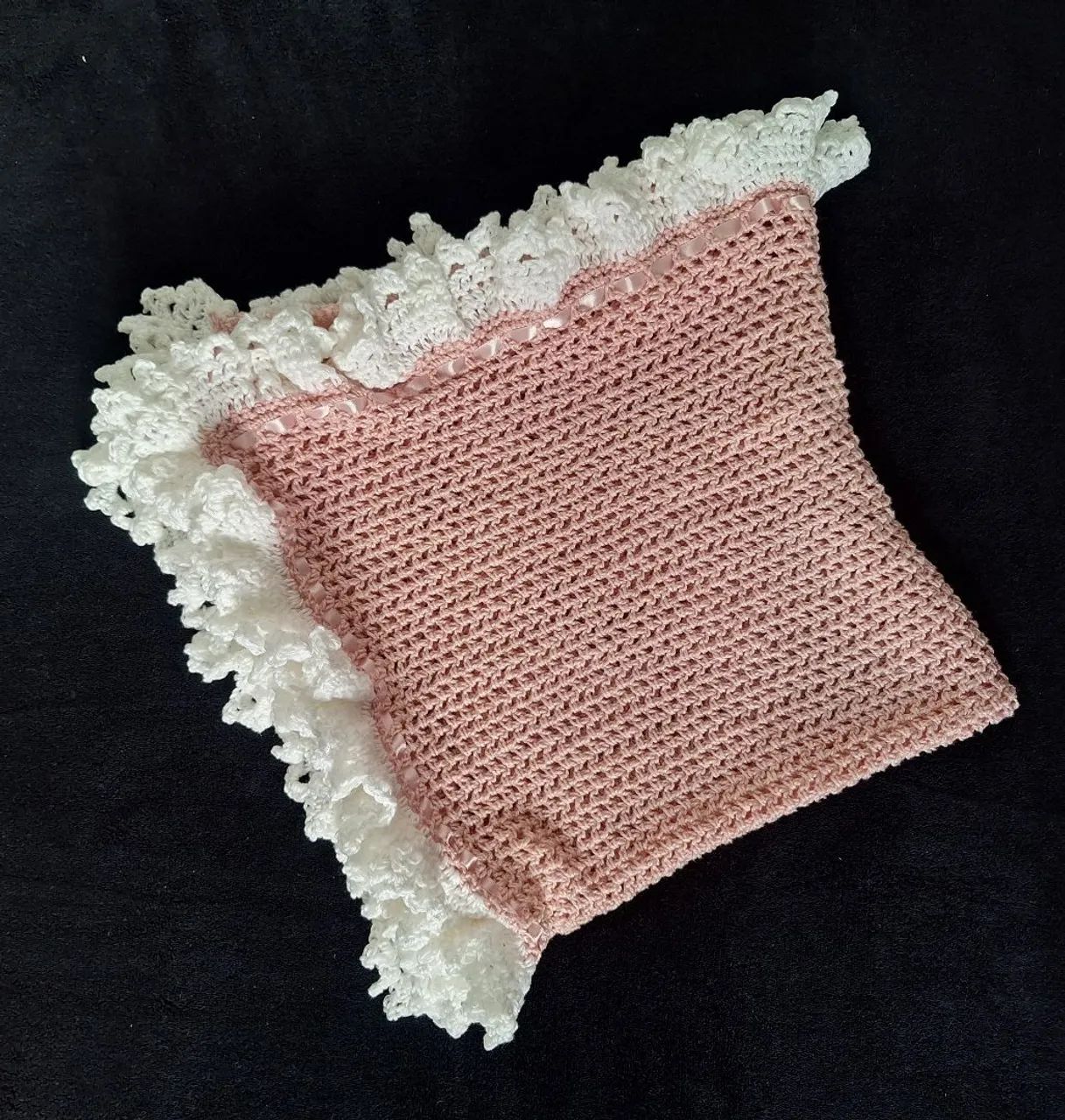 Manta bebê rosa 75 cm - Foto 2