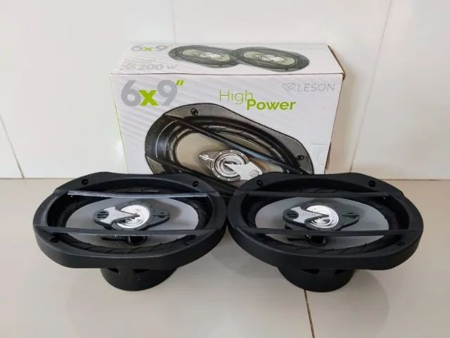 Par de Alto Falantes Leson 6x9 Polegadas 200w Rms (Novo na Caixa)