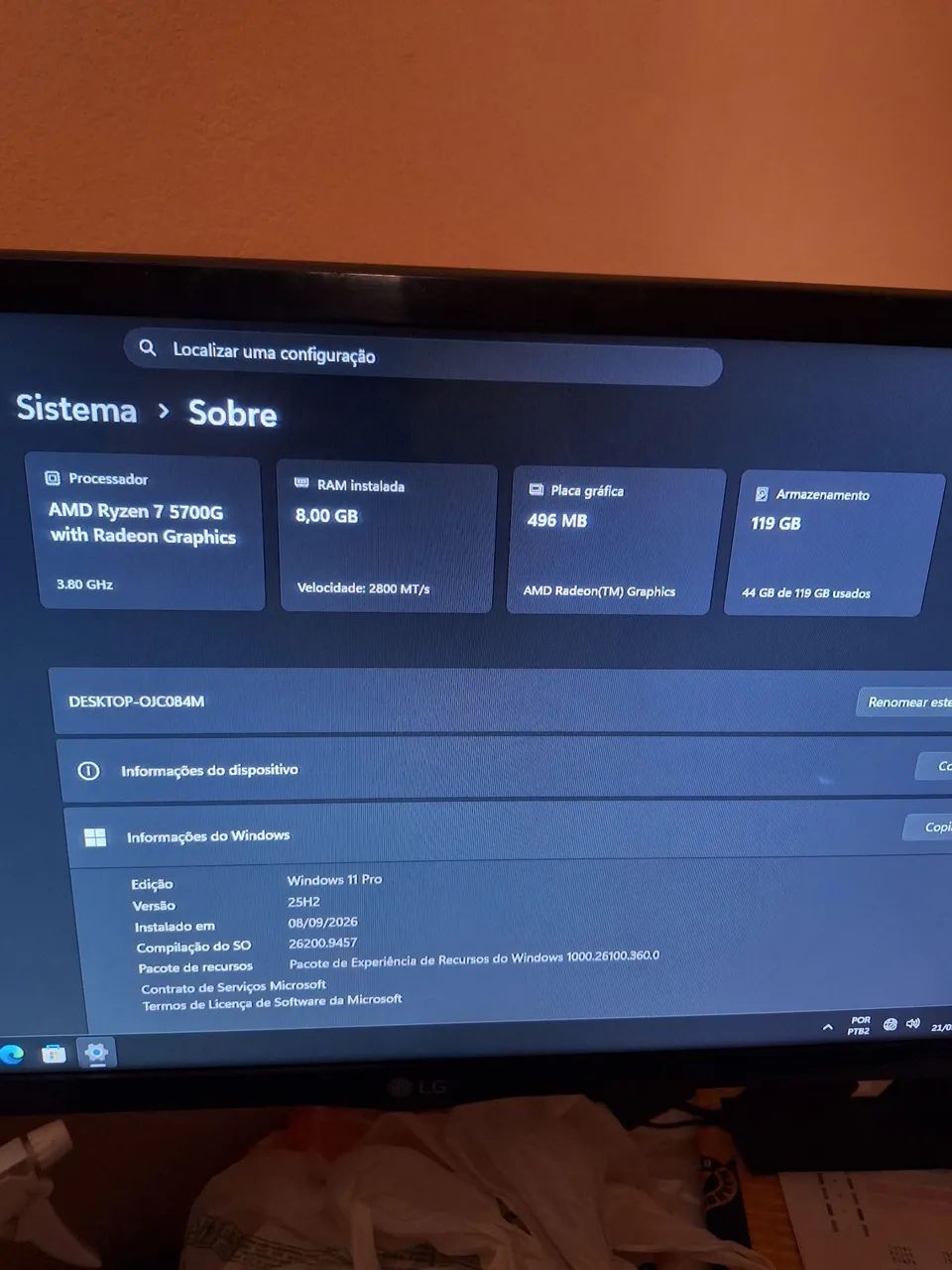 Kit upgrade ryzen 7 5700g  - Foto 2