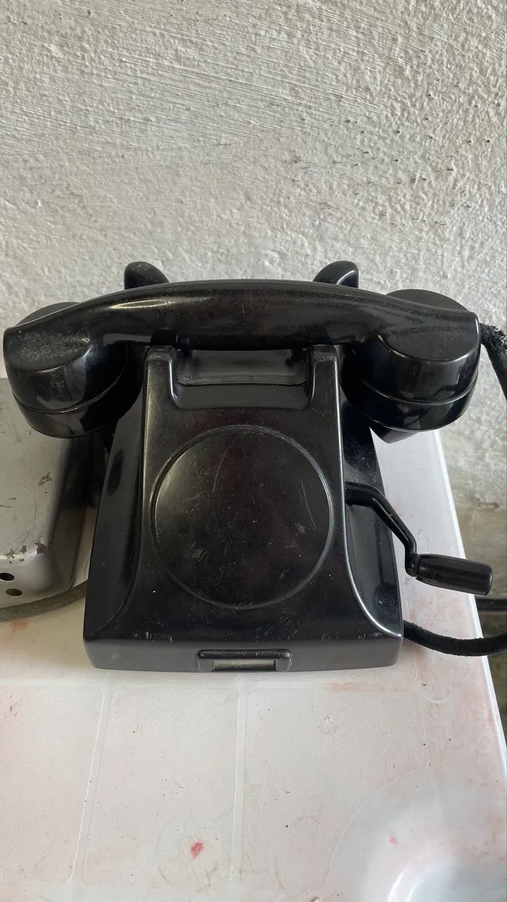 Telefone raro a manivela  - Foto 2
