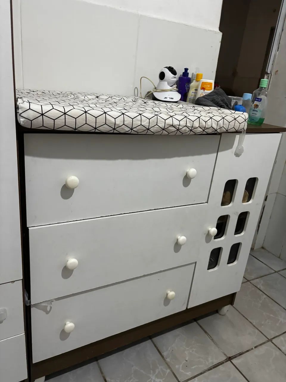 Guarda roupa e cama de bebê  - Foto 2