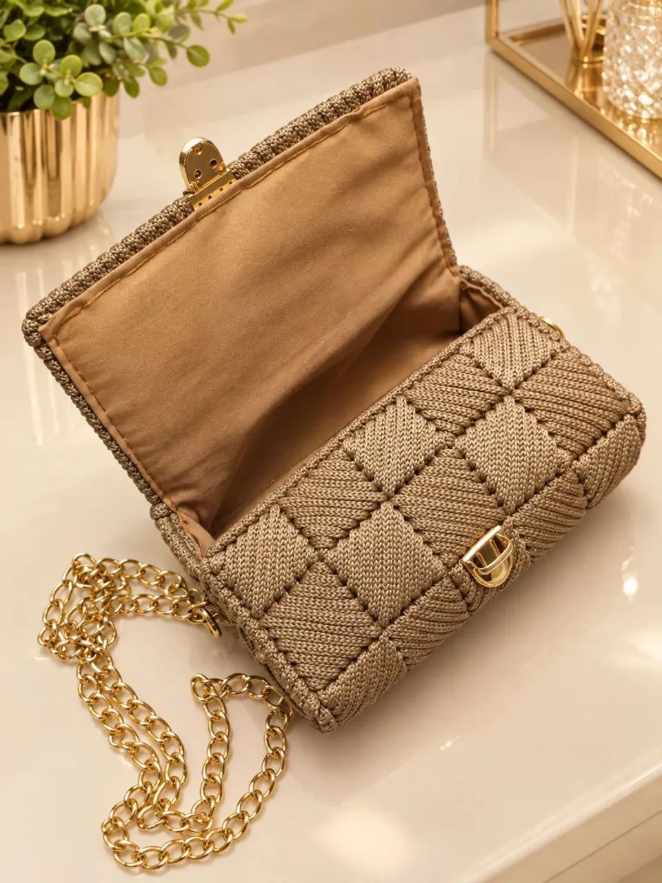 Bolsa tela chenille 
