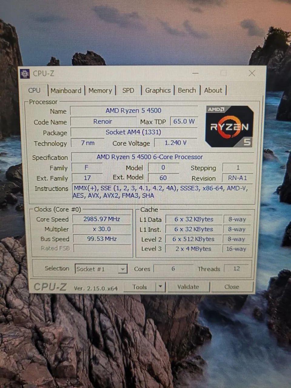 Processador AMD Ryzen 5 4500 - Foto 2