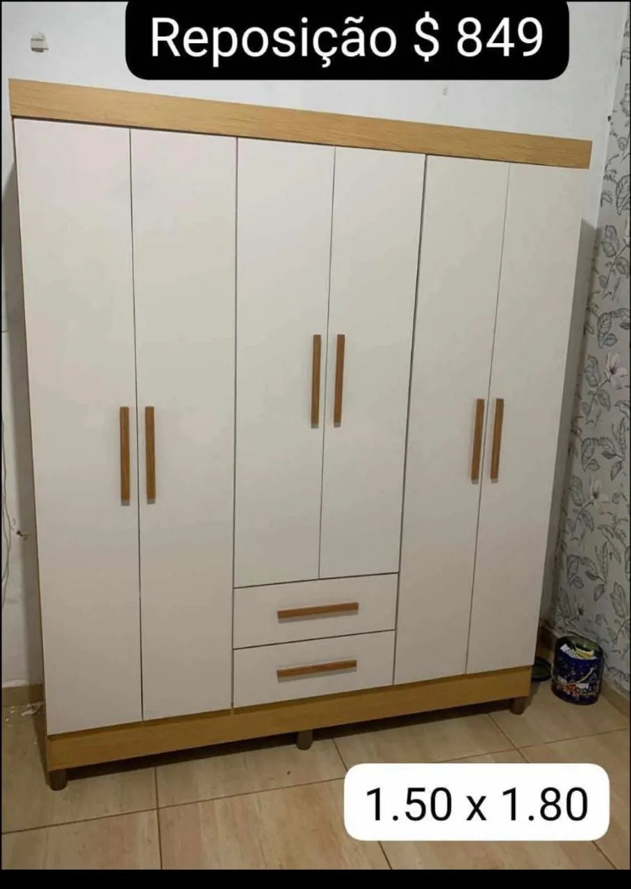 Guarda roupa de casal novos 