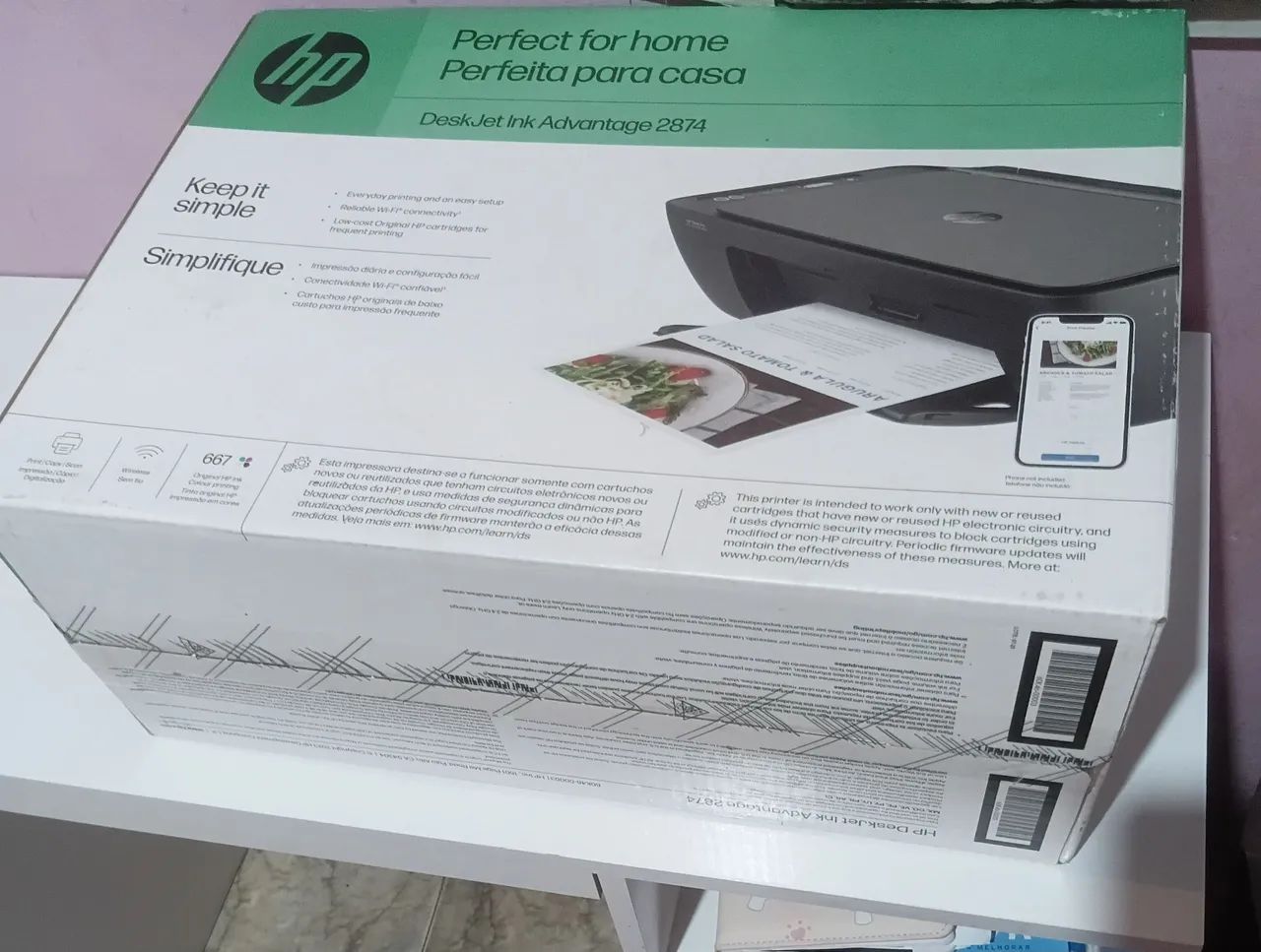 Impressora HP cartucho. Na caixa - Foto 2