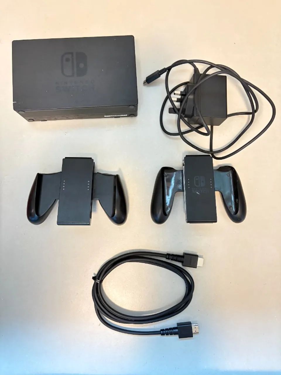 Nintendo Switch V2 + 4 Joy-cons + 2 Comfort Grips + microSD 128GB + Dock e Caixa - Foto 4