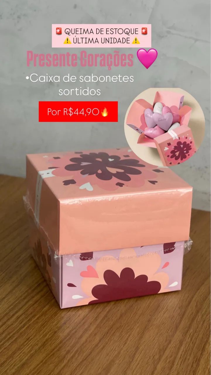 Presente feminino sabonete sortidos 