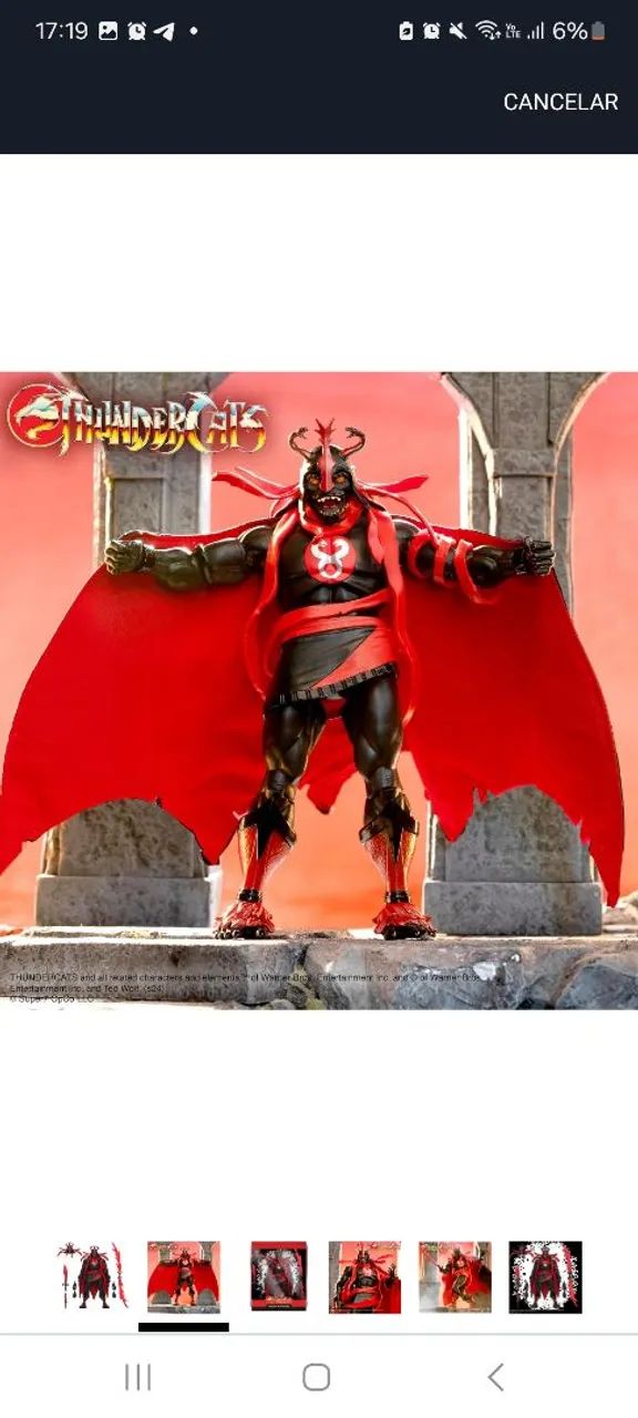 Super7 Thundercats ULTIMATES! - Mumm-Ra The Ever Living (Black/Red) Action Figure - Foto 6