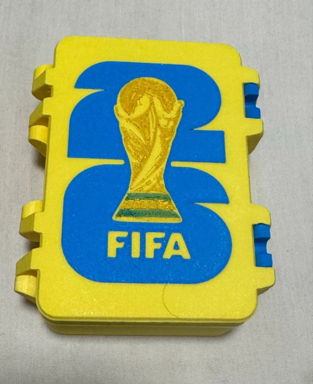 Porta figurinhas da copa 