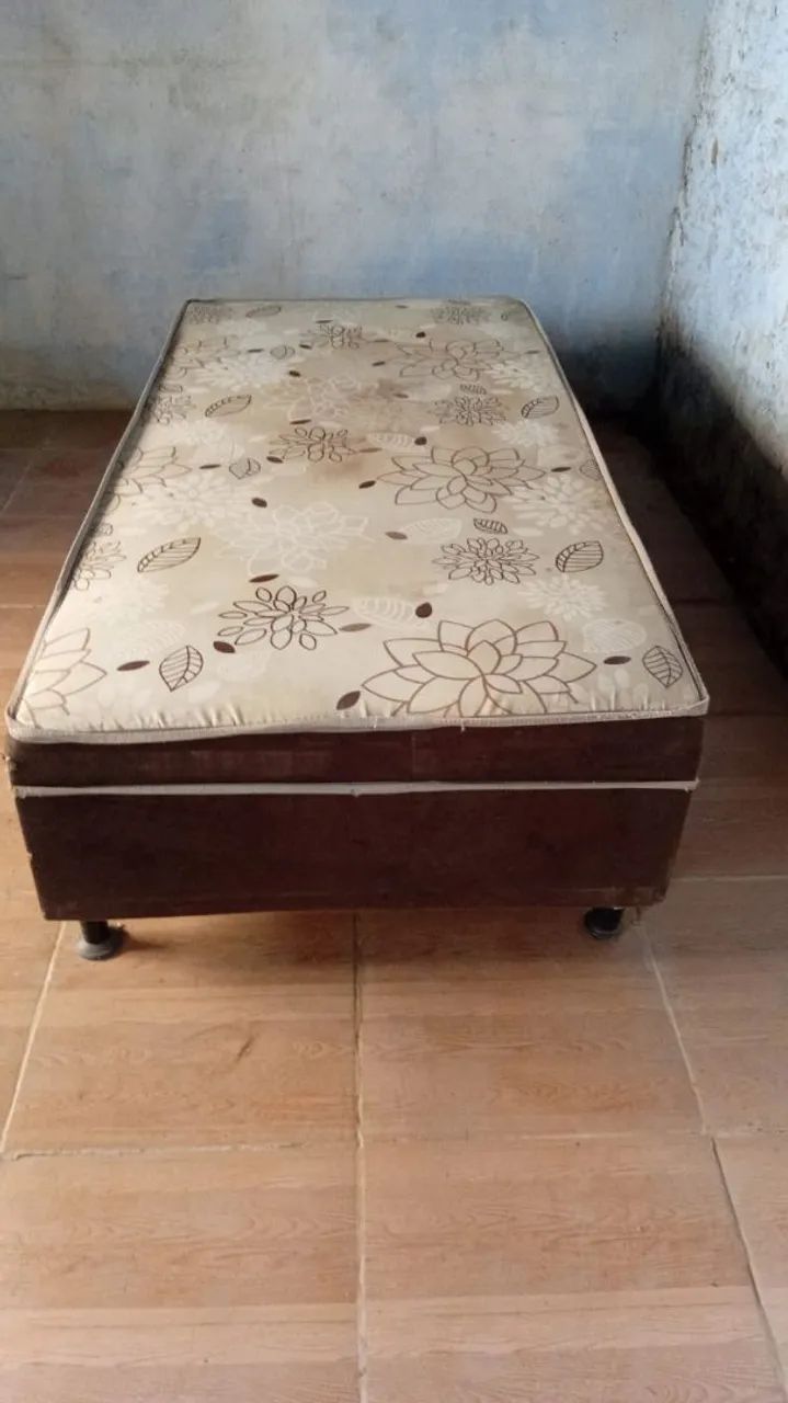 Cama box solteiro com colchão  - Foto 3