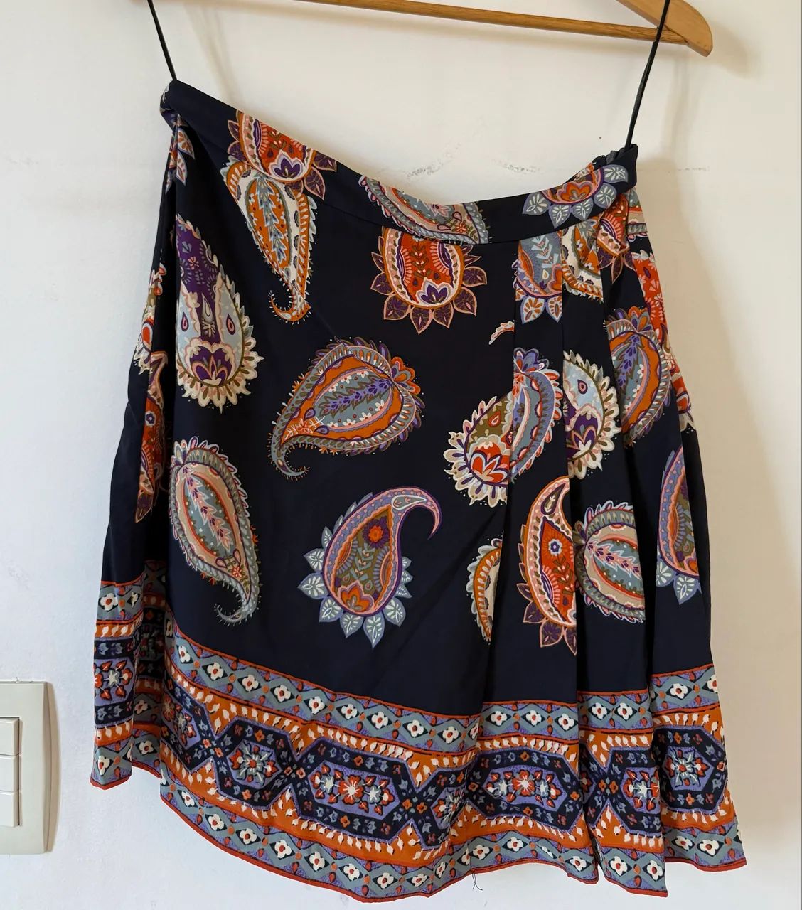 Saia de seda Tory Burch
