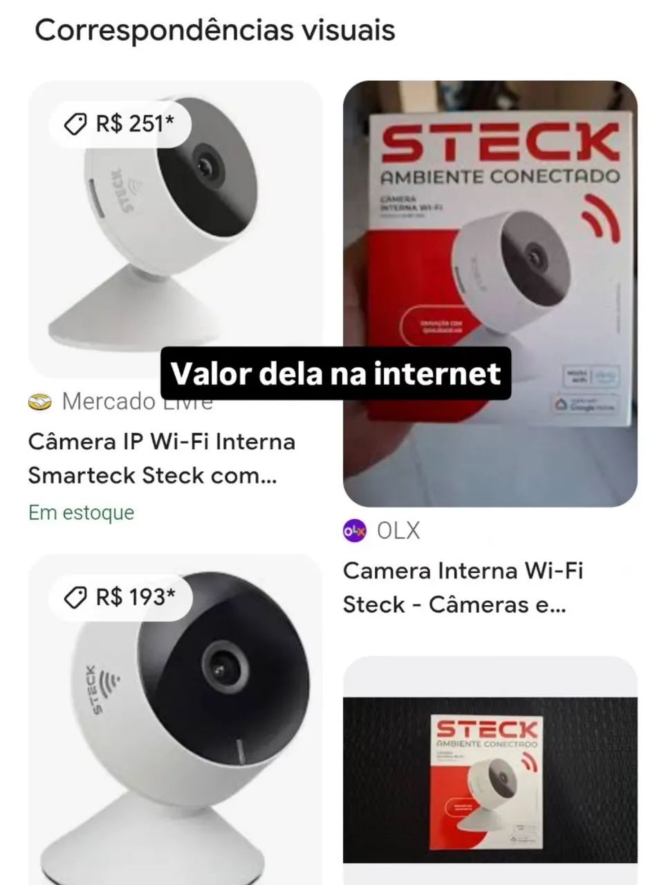 Camera inteligente interna NOVA não entrego a domicílio  - Foto 2