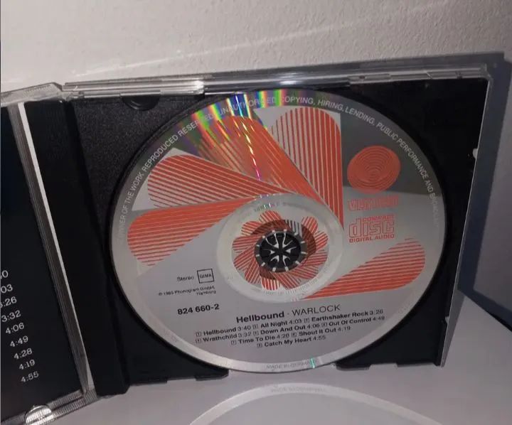 Cd Warlock - Hellbound - Importado - Usado em excelente estado. - Foto 3