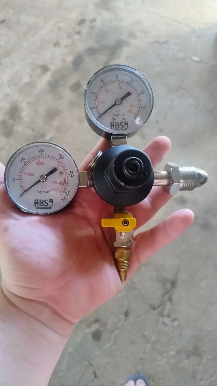 Regulador de pressão N2 /CO2 chopeira
