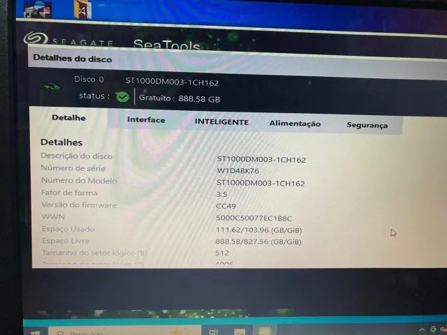 HD 1TB SATA III ''3,5'' 1000GB SEAGATE BARRACUDA - Peças de