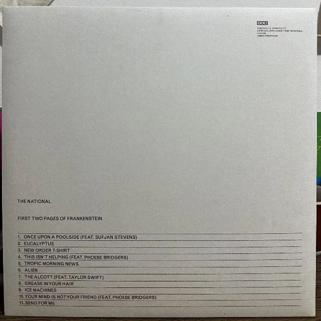 The National - First Two Pages Of Frankenstein (Disco de Vinil) - Foto 2