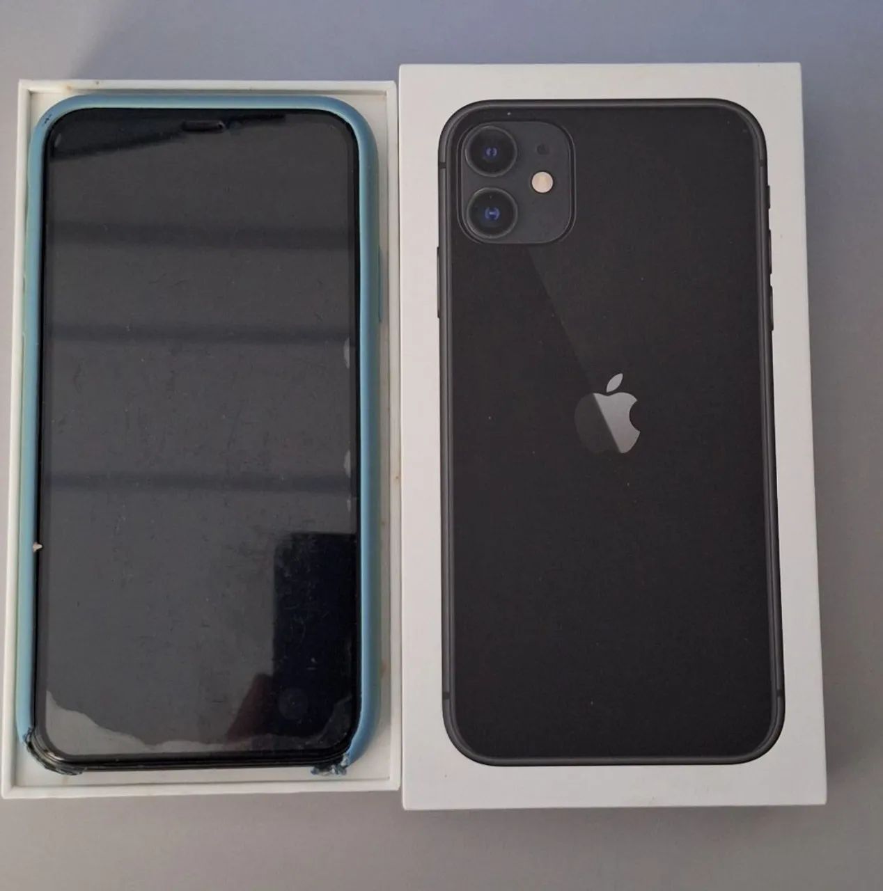 Iphone 11 128Gb preto em perfeito estado com carregador e caixa - Foto 4