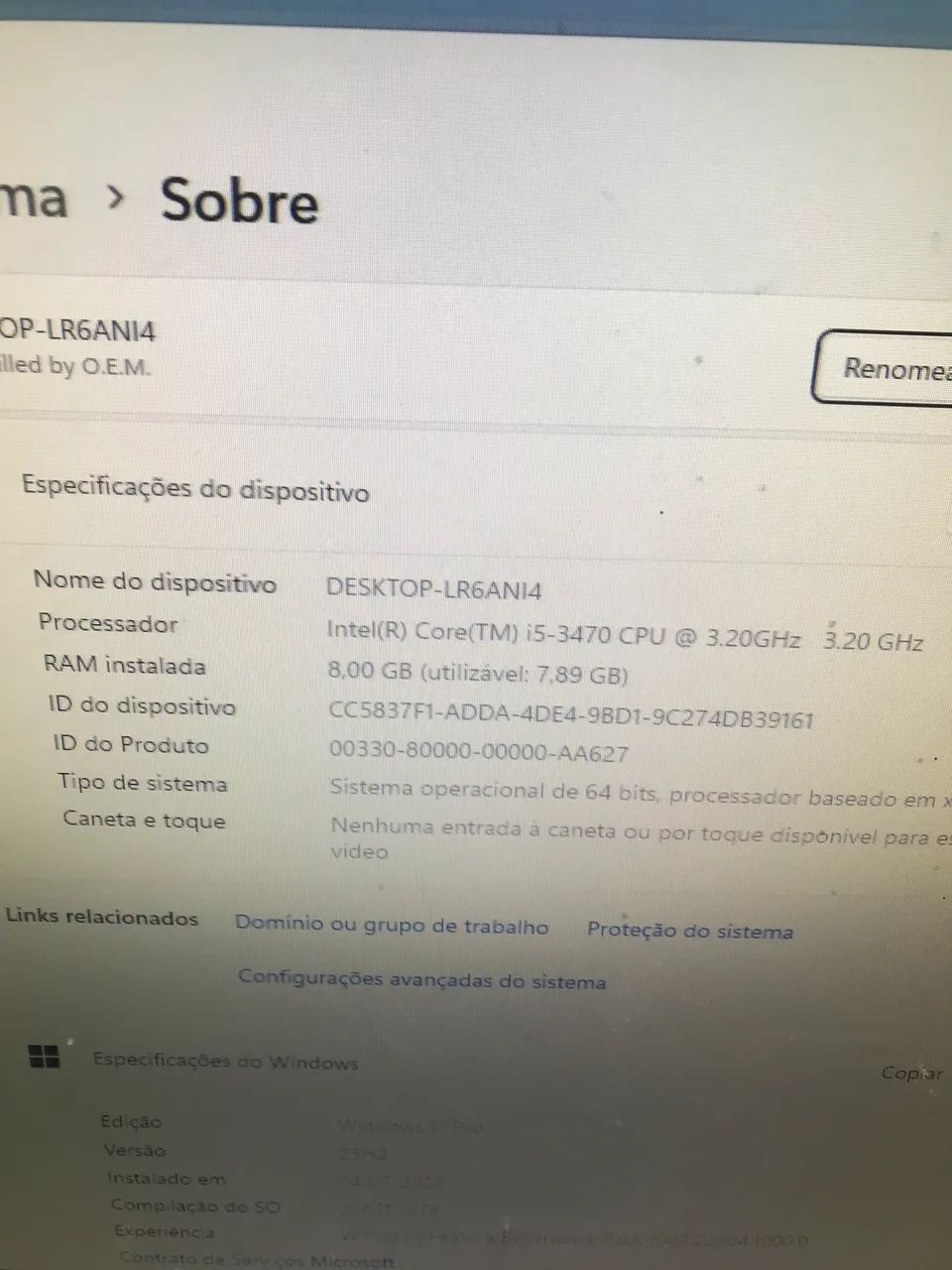 Vendo computador completo 