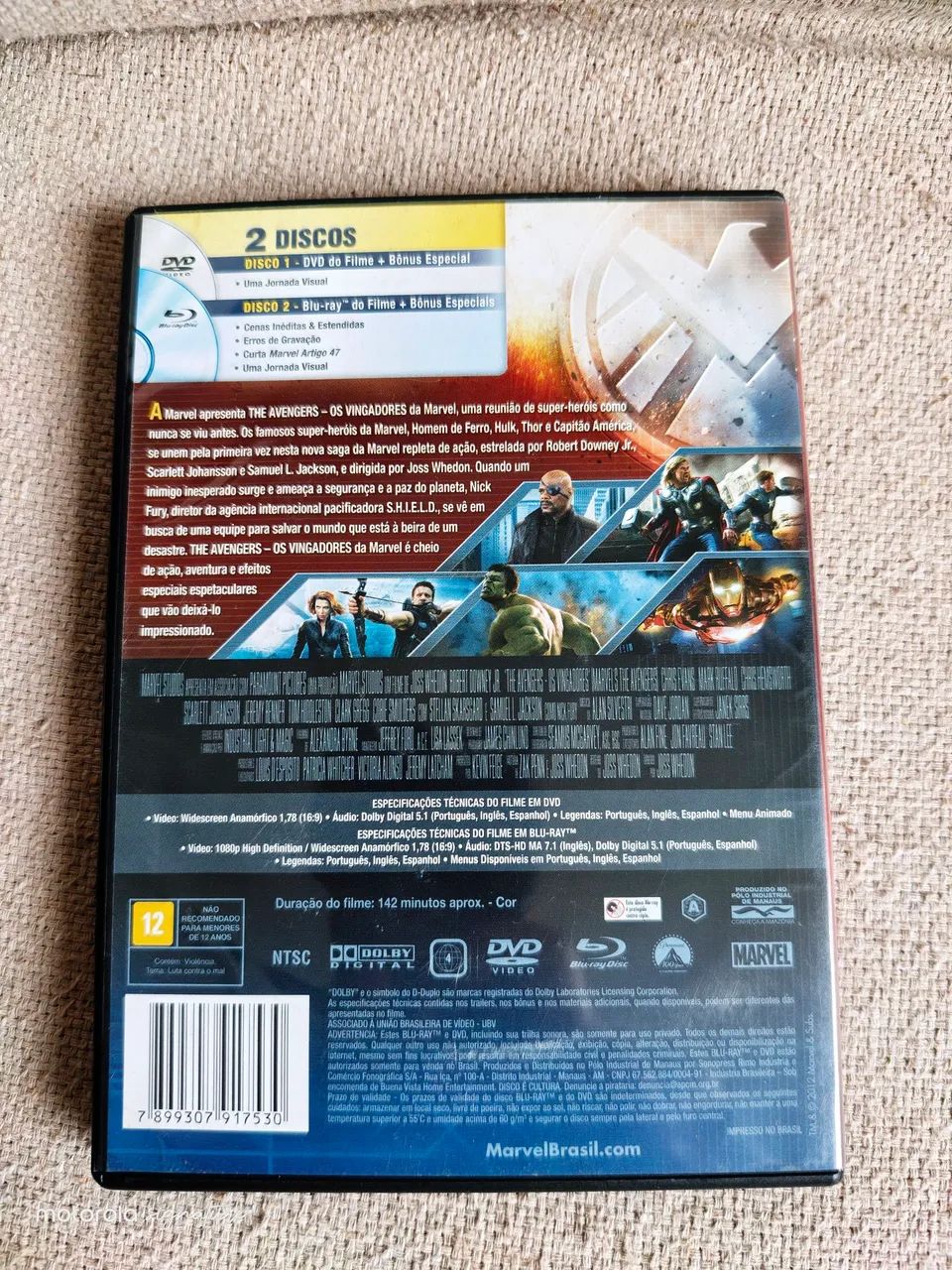 Os Vingadores - Blu Ray - Foto 2