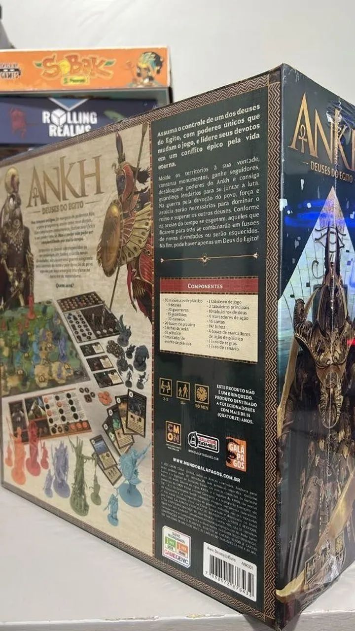 Ankh: Deuses do Egito e expansões Faraó e Guardian Set - Foto 2
