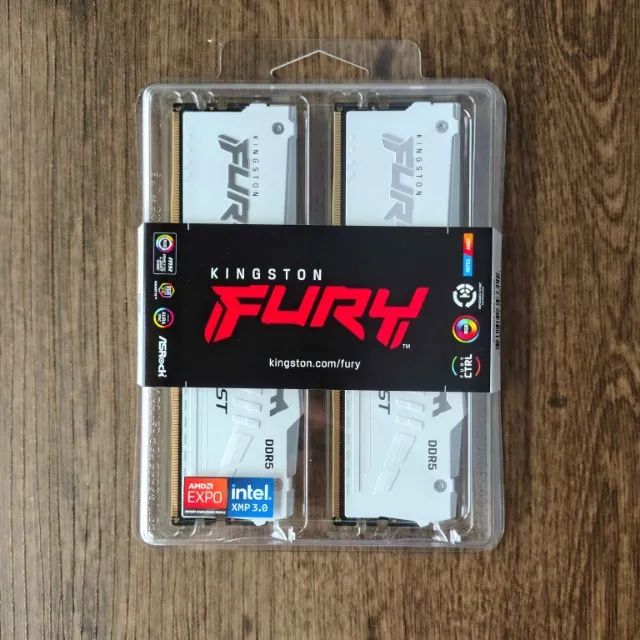 Memoria DDR5 2x16 (32GB) Kingston Fury RGB 6000MHz CL30