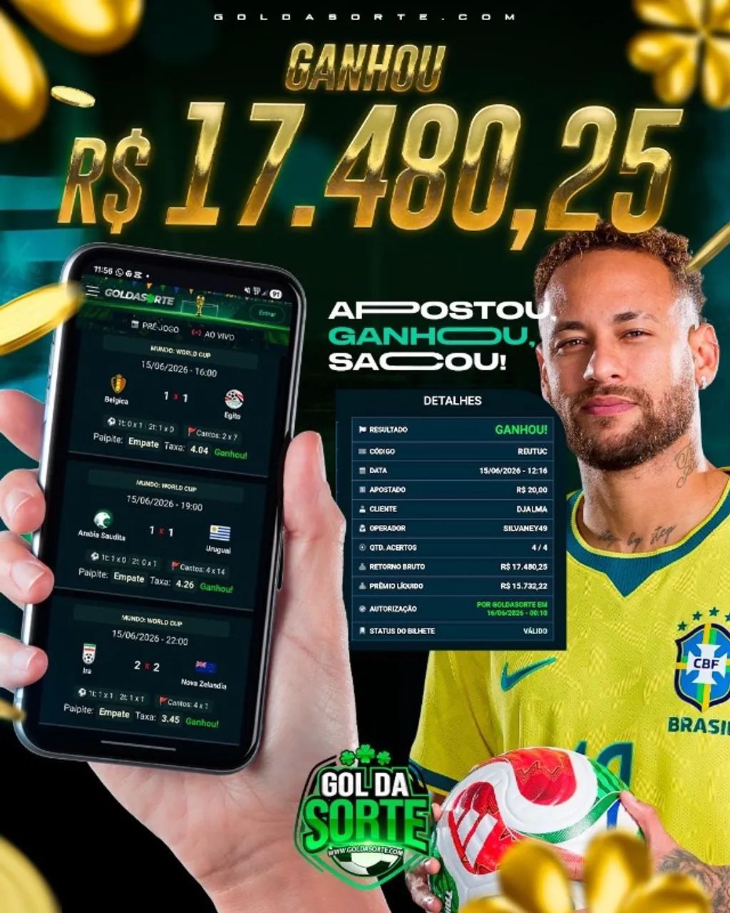 VAGAS PARA OPERADOR NO SITE GOL DA SORTE  - Foto 3