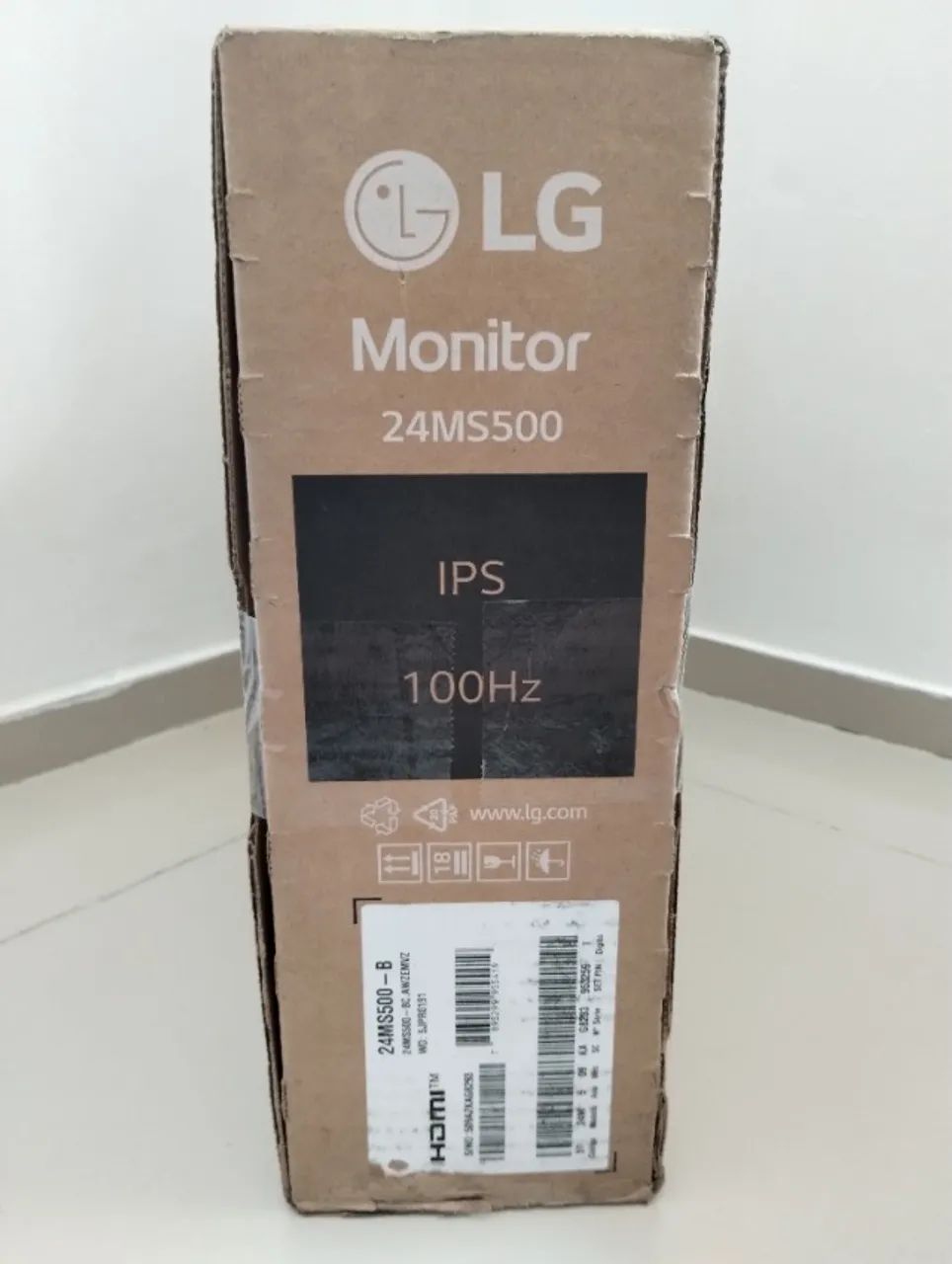 Lacrado - Monitor Gamer LG 24 Polegadas IPS 100Mhz - Foto 4