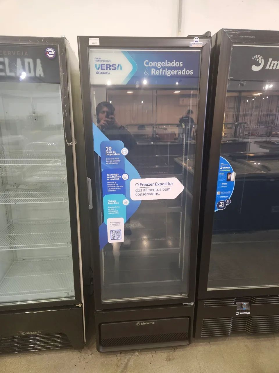 freezer frostfree de 581L expositor - pronta entrega