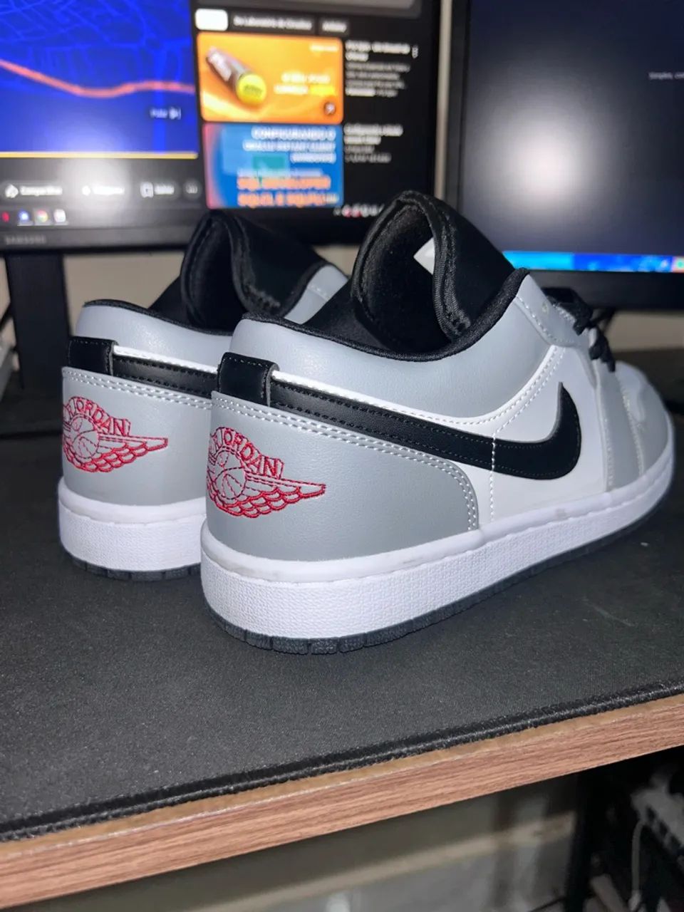Air Jordan 1 Low Light Smoke Grey - Foto 3