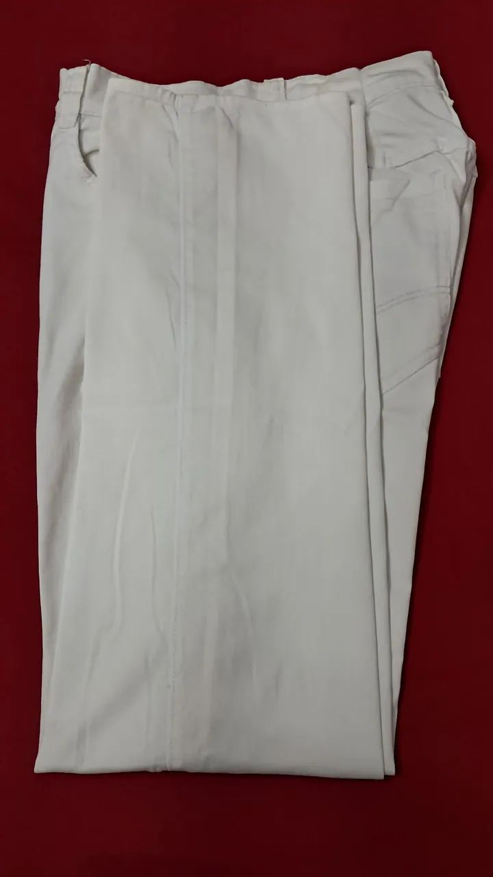 Calça Branca masculina 44 com elastano! (Dromedário Royal Denim) - Foto 2