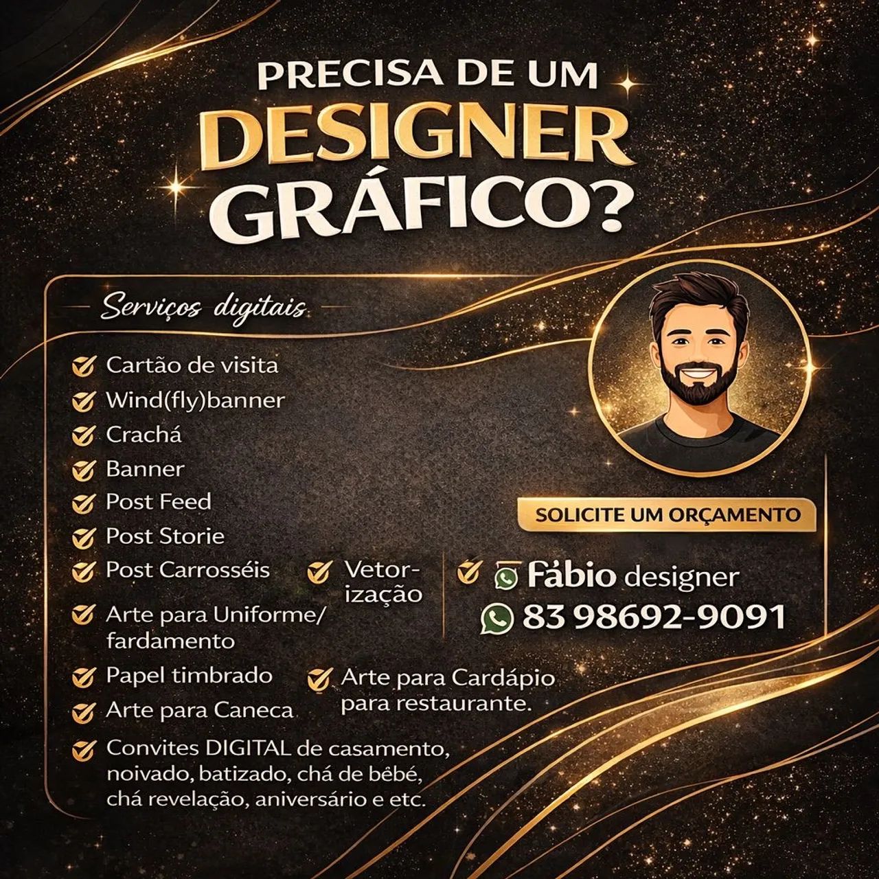 Designer Grafico profissional - home office 