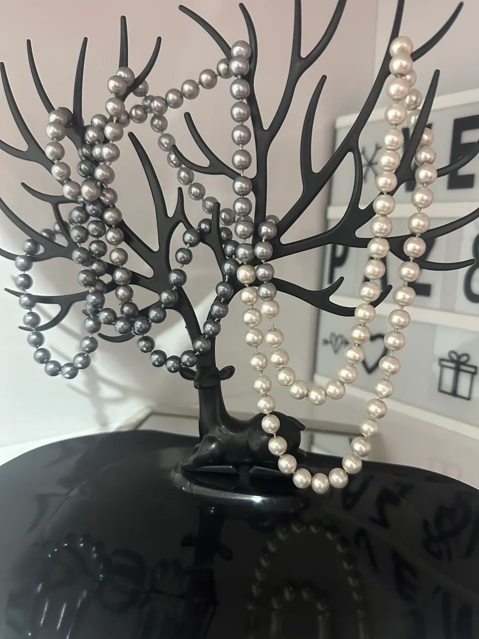 Colar pérolas degrade 75CM - Foto 2