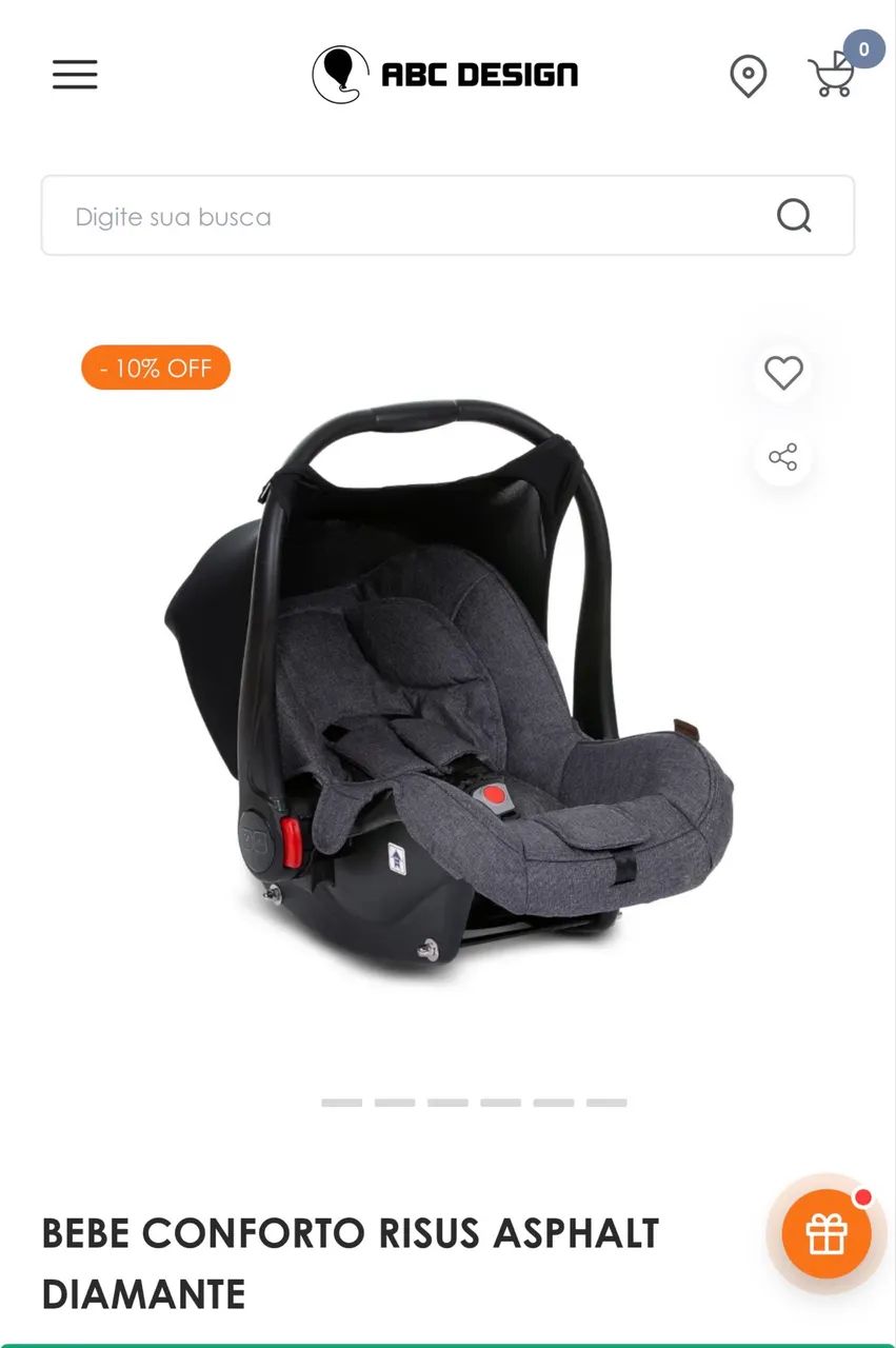 Bebe conforto para carrinho salsa 4 abc design com isofix - Foto 3