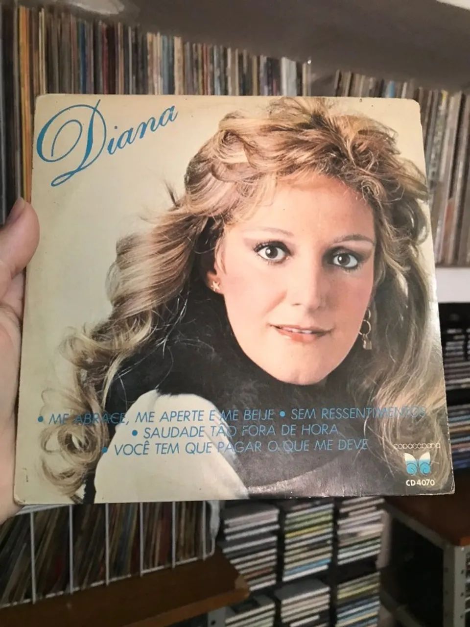 vinil compacto - Diana - me abrace, me aperte e me beije 1982