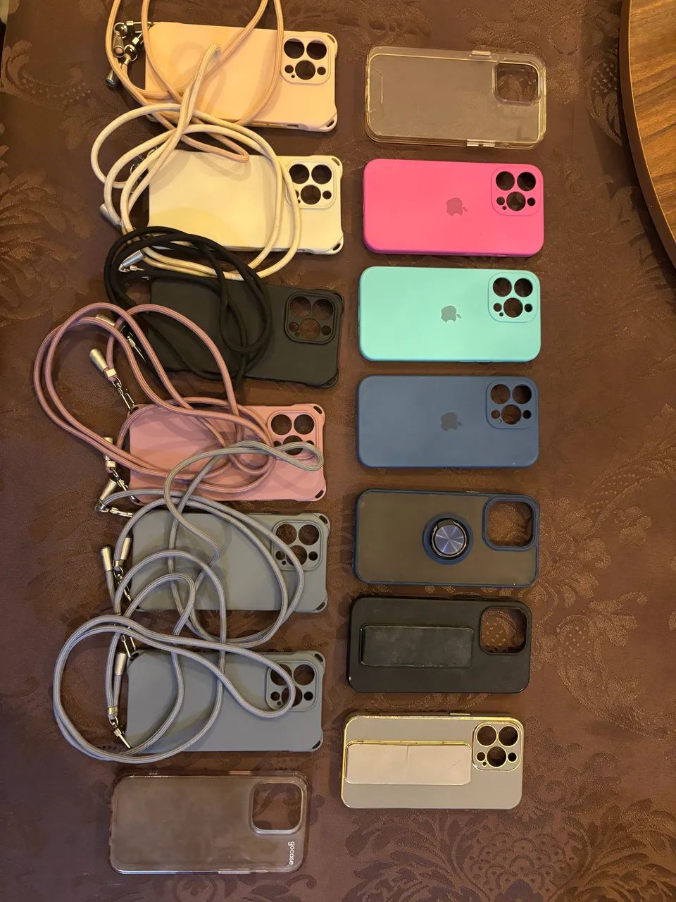 Kit 14 capinhas iPhone 13 Pro