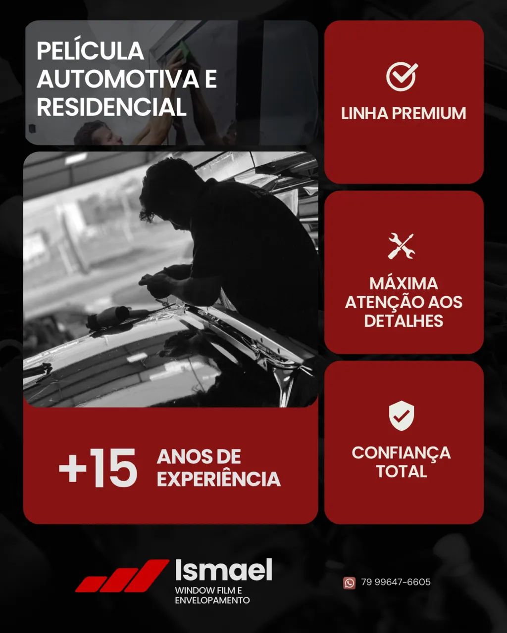 Aplicação de película automotiva e residencial  - Foto 2