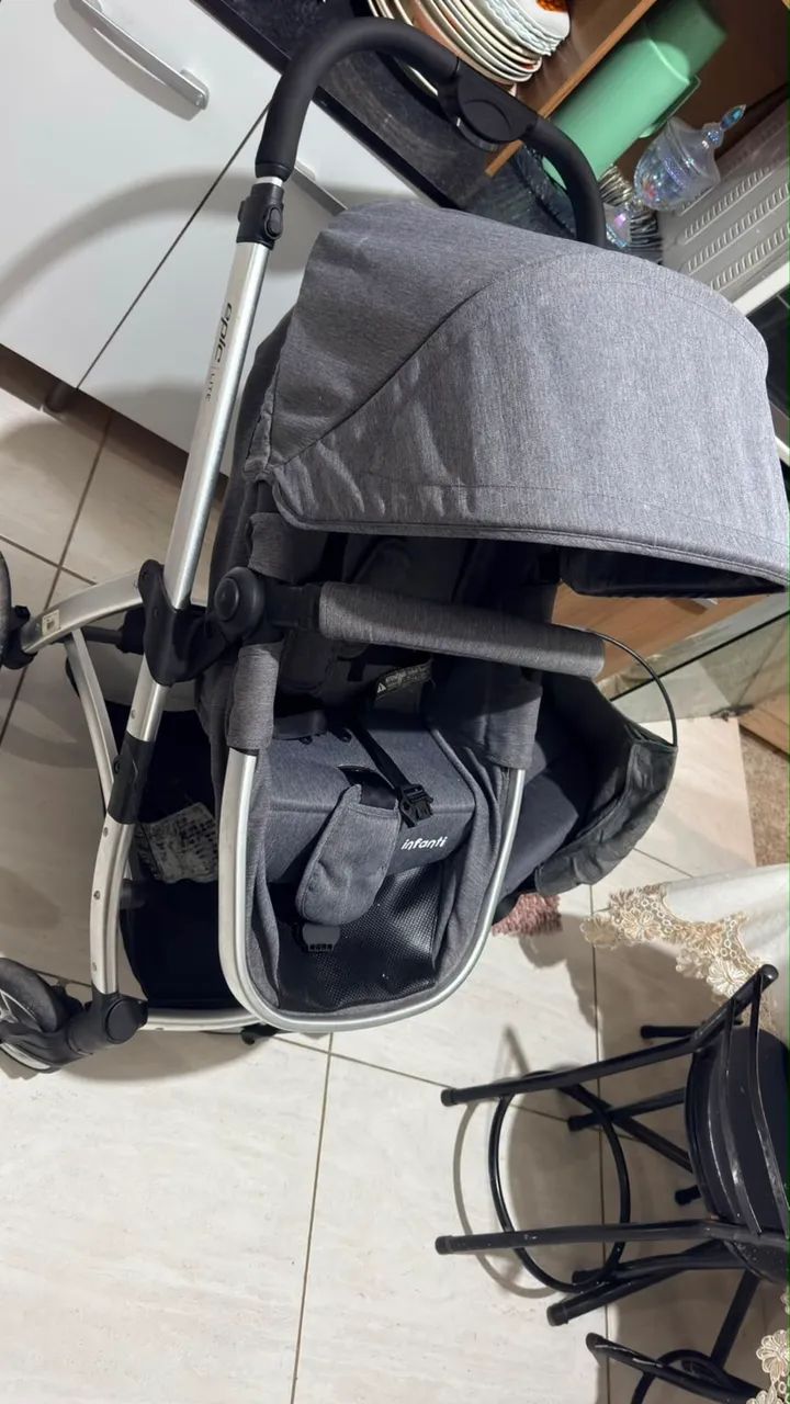  Vendo carrinho de bebê  - Foto 4