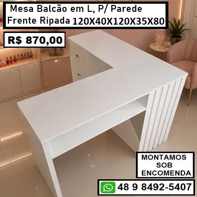 Mesa Estudio Nail designer com o Menor preço do Brasil 
