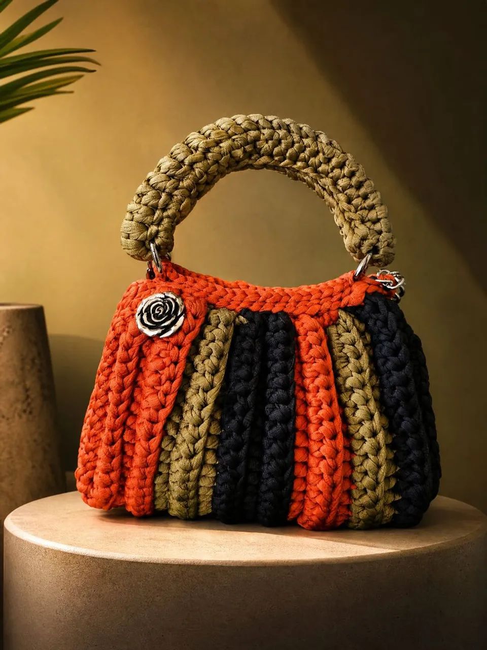 Bolsa em crochê  - Foto 2