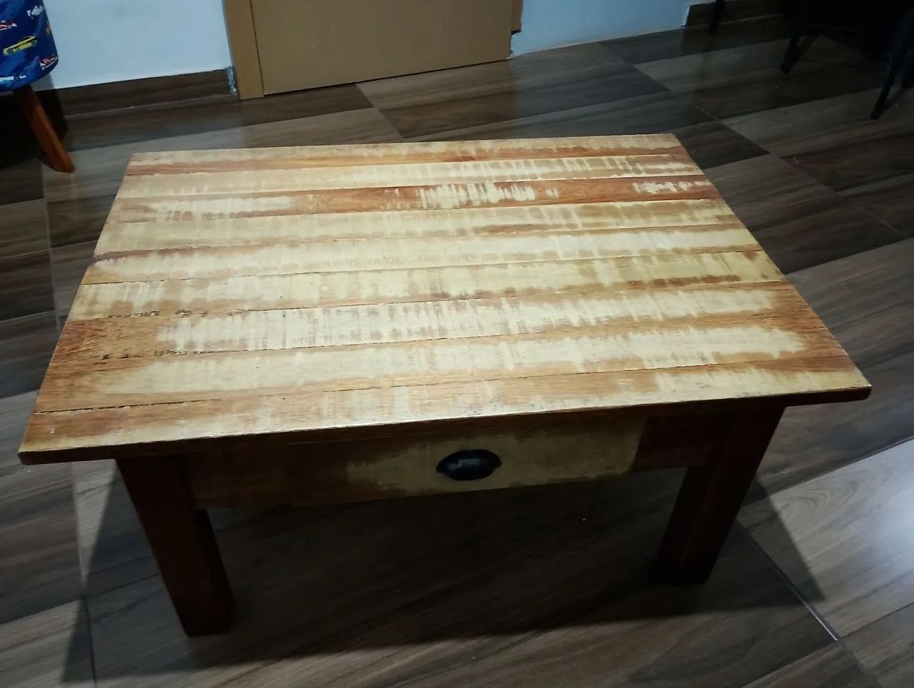 Mesa de centro de madeira - Foto 2