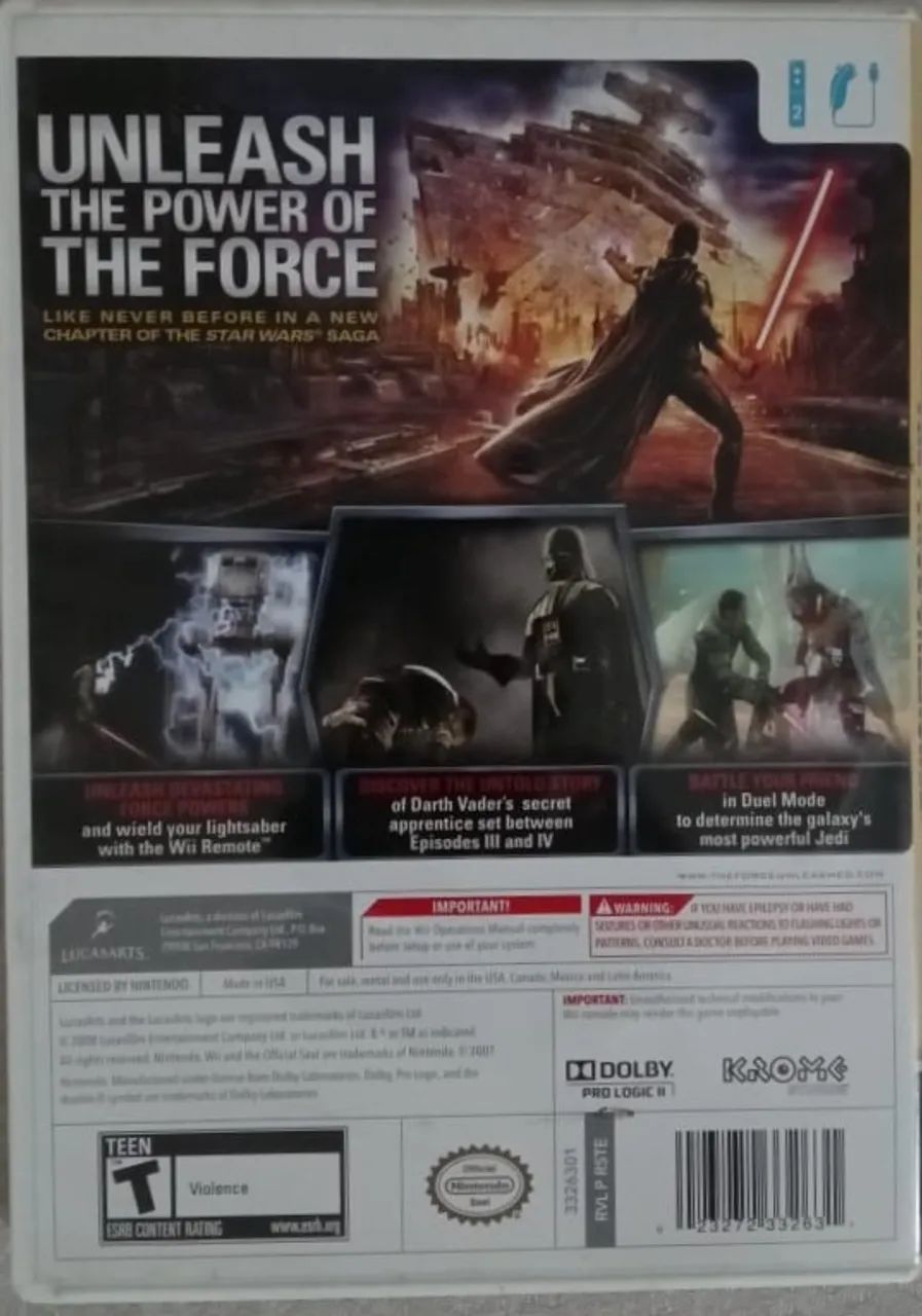 Star Wars The Force Unleashed Wii - Foto 2
