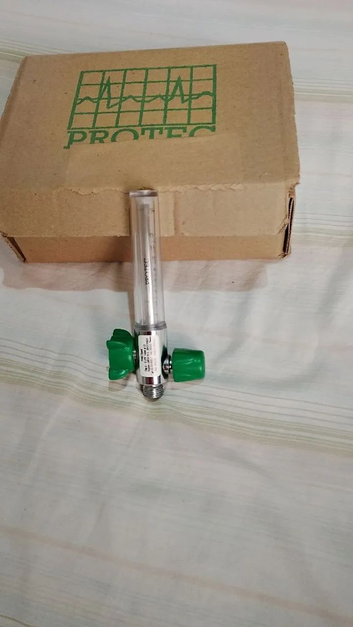 Vendo medidor de oxigênio.